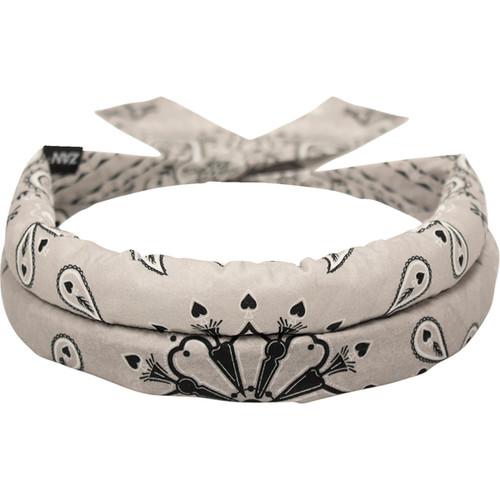 ZAN Headgear #DC165 - Cotton Cooldanna® - Gray Paisley