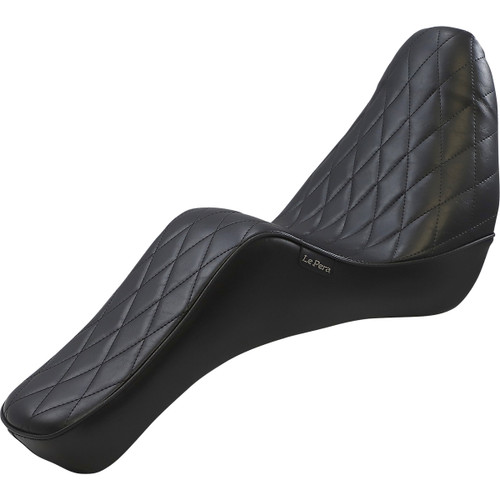 LE Pera #LYX-020DM - Cherokee Seat - Diamond - Black - Softail '18-'23