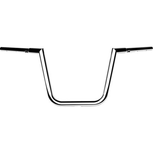 LA Choppers #LA-7366-10 - 1-1/4" Twin Peaks Touring Handlebar - Road Glide - 10" - Chrome