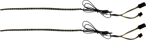Dual Color Light Strips - Fairing - Amber/White - Lutzka's Garage