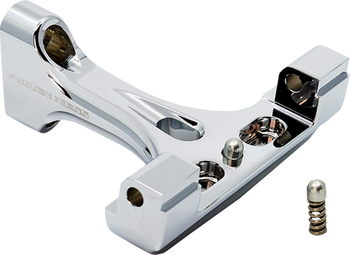 Arlen Ness #410-034 Forged Passenger Floorboard Mounts - Chrome