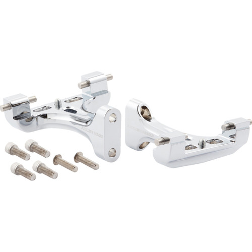 Arlen Ness #410-034 - Forged Floorboard Mounts - Passenger - Chrome