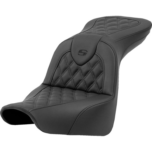 Saddlemen #818-29-182 - Roadsofa™ Seat - Lattice Stitch - without Backrest - FXLR/FLSB '18-'23