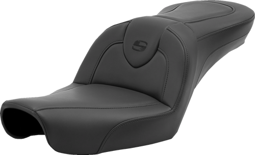 Saddlemen Roadsofa� Seat - without Backrest - Black/Black Stitching - FXD 96-03