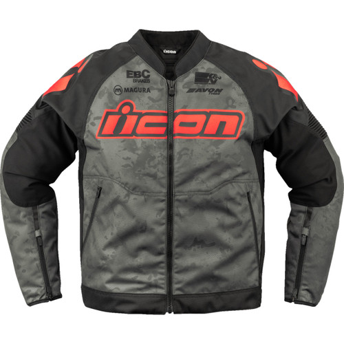 Icon - Overlord3™ Magnacross Jacket - Gray Camo - 3XL