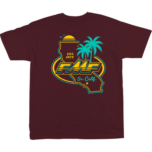 FMF #303023863 - Golden Stay T-Shirt - Maroon - Medium