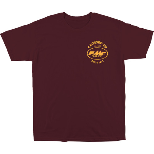 FMF #SP24118901MRNLG - Crossed Up T-Shirt - Maroon - Large
