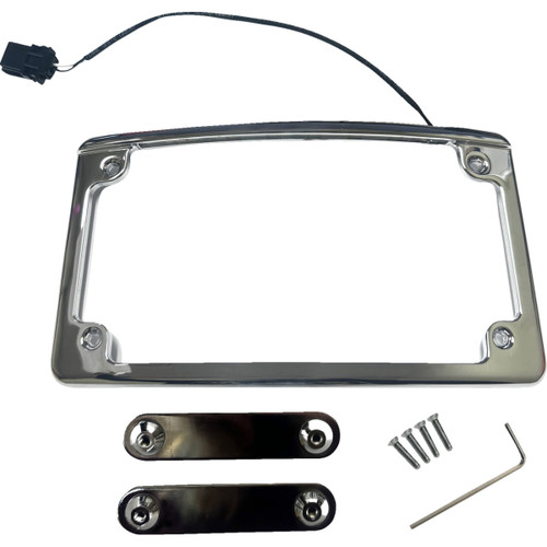 Custom Dynamics #LPF-RAD-23CVO-C - License Plate Frame - LED - Chrome