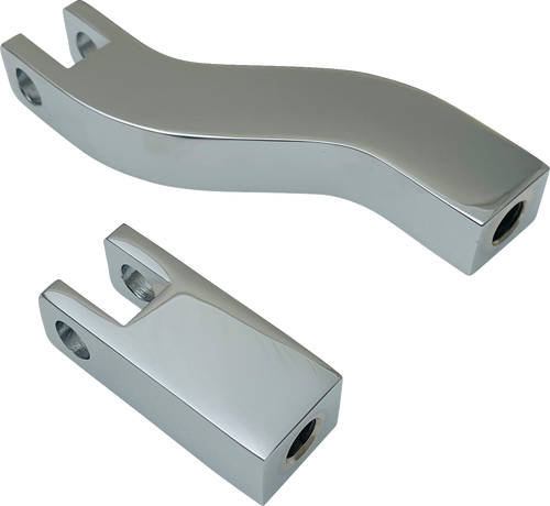 Passenger Peg Mount - Chrome - FX - Lutzka's Garage