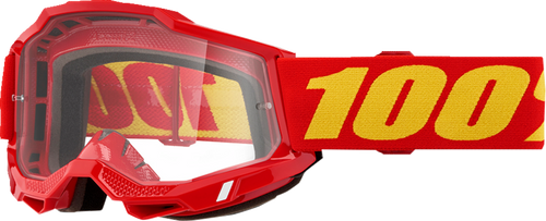 Accuri 2 OTG Goggle - Red - Clear - Lutzka's Garage