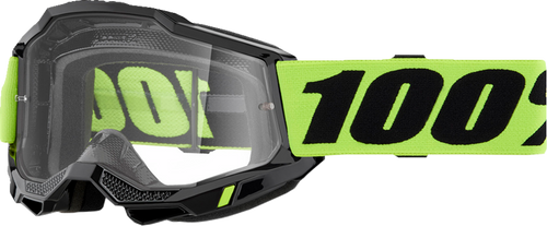 Accuri 2 Goggle - Neon Yellow - Clear - Lutzka's Garage