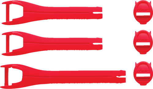 Blitz XR Boots Strap Kit - Red - Lutzka's Garage
