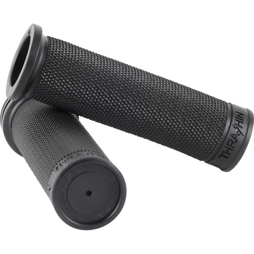 Thrashin Supply CO. #TSC-2711-1 - Moto Grips - 1" - Slim - Black