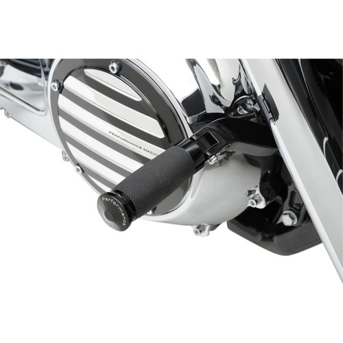 Performance Machine (PM) #0035-0083-B - Contour Foot Pegs - Black - Passenger/Driver