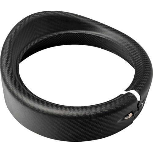 Slyfox #1508-3112 - Headlight Trim w/ Visor - 7" - Matte