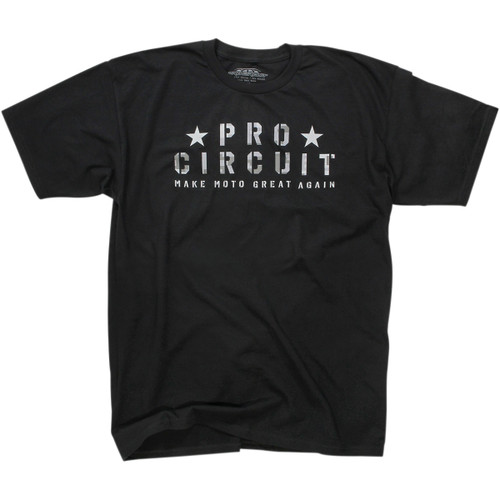 PRO Circuit #6411810-50 - Flag T-Shirt - Black - 2XL