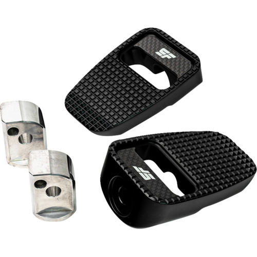 Slyfox #SF-904-02-1 - Foot Pegs - Black Anodized - Rear