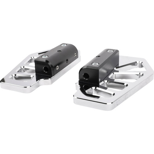 Thrashin Supply CO. #TSC-2217-3-BR - Apex Mini Floorboards - Passenger - Chrome