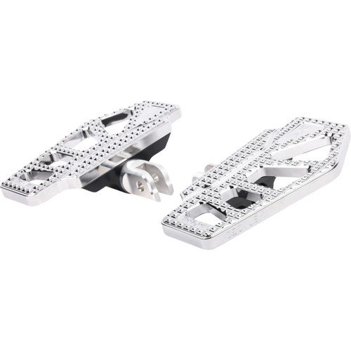 Thrashin Supply CO. #TSC-2217-3-SF - Apex Mini Floorboards - Driver - Chrome