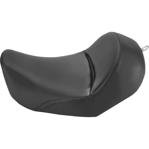 Saddlemen #806-04-0021 - Heels Down Solo Seat - Without Backrest - Plain - Black - Dyna