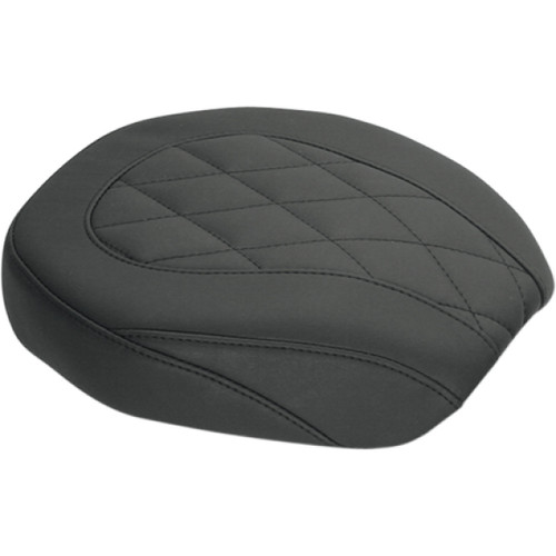 Mustang #76705 - Wide Tripper Rear Seat - Diamond - Black - Dyna '06-'17