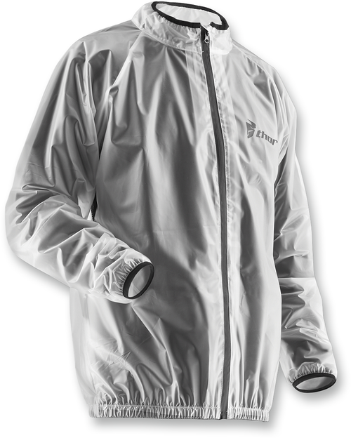 Clear Rain Jacket - Clear - Medium - Lutzka's Garage