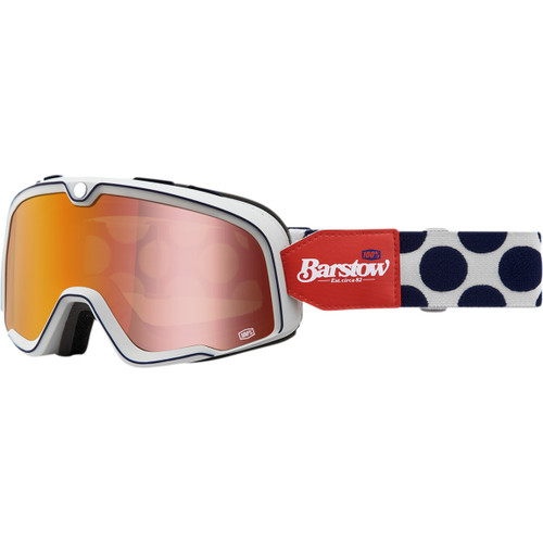 100% #50000-00004 - Barstow Goggle - Hayworth - Red Mirror Lens