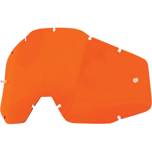 100% #51001-006-02 - Accuri/Strata/Racecraft Lens - Orange