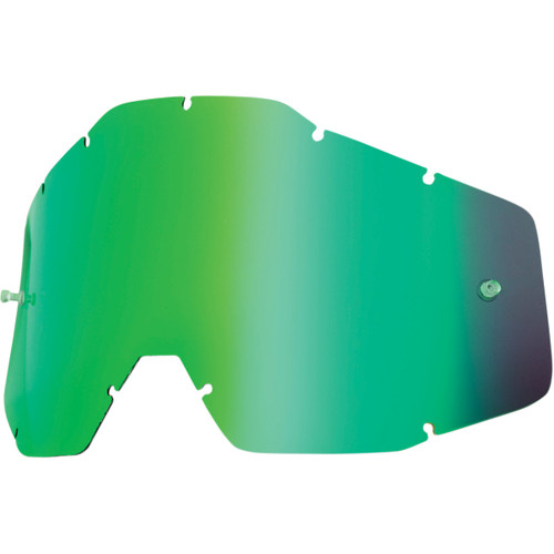100% #51002-005-02 - Accuri/Strata/Racecraft Lens - Green Mirror