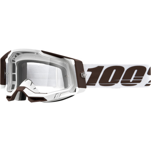 100% #50009-00007 - Racecraft 2 Goggle - Snowbird - Clear Lens