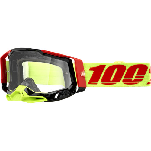 100% #50009-00010 - Racecraft 2 Goggle - Wiz - Clear Lens