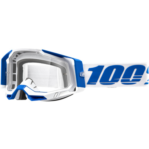 100% #50009-00005 - Racecraft 2 Goggle - Isola - Clear Lens