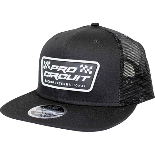 PRO Circuit #6720104 - Checkered Flag Patch New Era Hat - Black