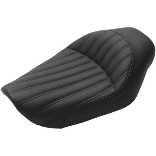 Saddlemen #896-04-0023 - Knuckle Solo Seat - Ribbed - Black - FXD '96-'03
