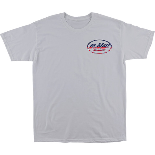 FMF #SU24118908SILLG - Rally T-Shirt - Silver - Large