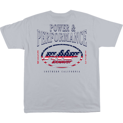FMF #SU24118908SILLG - Rally T-Shirt - Silver - Large