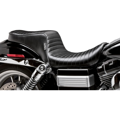 LE Pera #LN-023PT - Cherokee Seat - Pleated - Black - FXDWG '96-'03