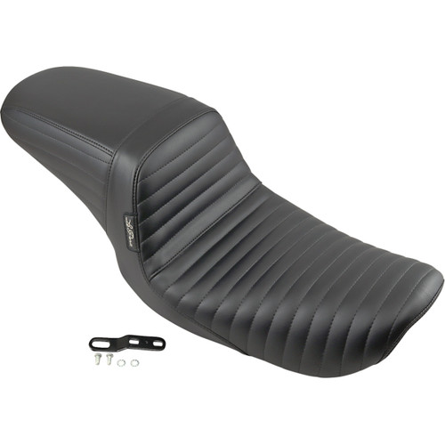 LE Pera #LN-591PT - Kickflip Seat - Pleated - Black - FXD '96-'03