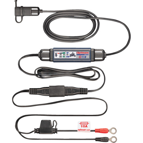 Tecmate #O-118 - Battery to USB-C Charger with SAE