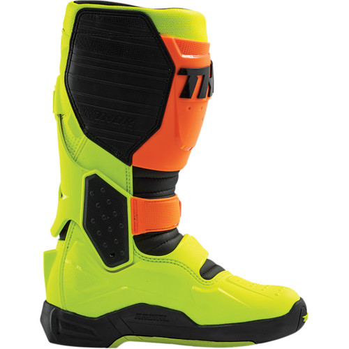 Thor - Radial Boots Replacement Outsoles - Black/Yellow Fluorescent - Size 7-8
