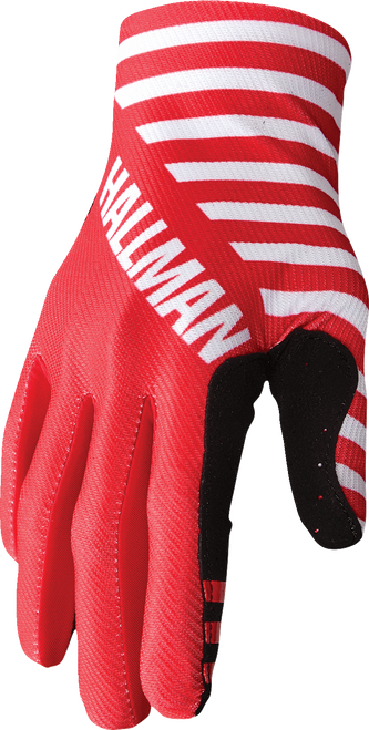 Mainstay Gloves - Slice - White/Red - XS - Lutzka's Garage
