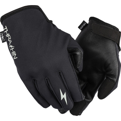 Thrashin Supply CO. #SV1-19-10 - Windbreaker Stealth Gloves - Black - Large