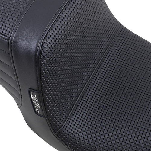 LE Pera #LN-581BW - Tailwhip Seat - Basketweave - Black - FXD '96-'03