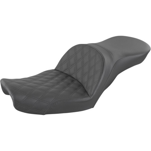 Saddlemen #896-04-029LS - Explorer Seat - Lattice Stitched - Dyna '96-'03