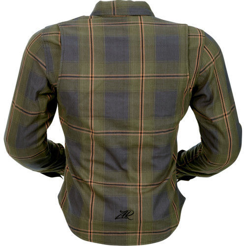 Z1R - Women's Ashwood Flannel - Olive - Small