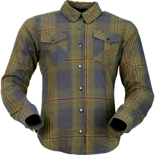 Z1R - Women's Ashwood Flannel - Olive - Medium