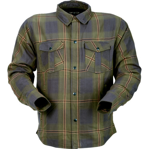 Z1R - Ashwood Flannel - Olive - Large