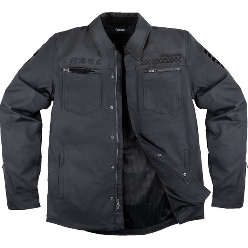 Icon - Upstate Canvas National™ Jacket - Black - 3XL