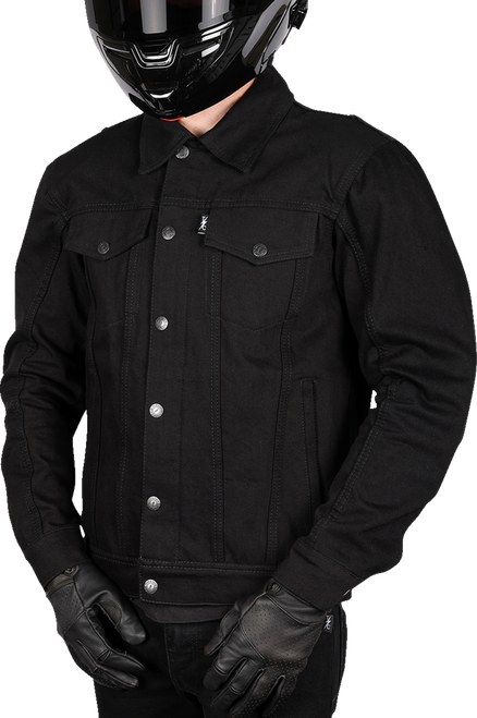 Highway v2 Denim Riding Jacket - Black - Medium