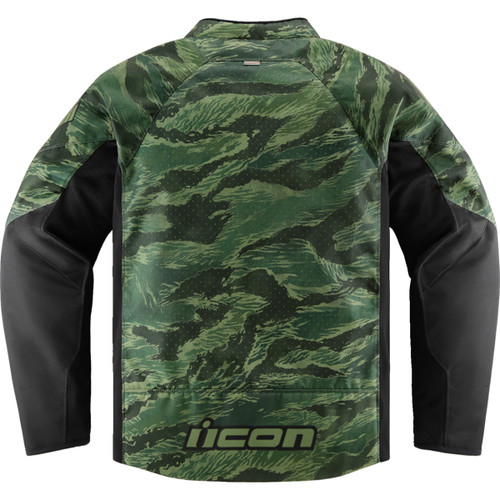 Icon - Hooligan CE Tigersblood™ Jacket - Green - 3XL